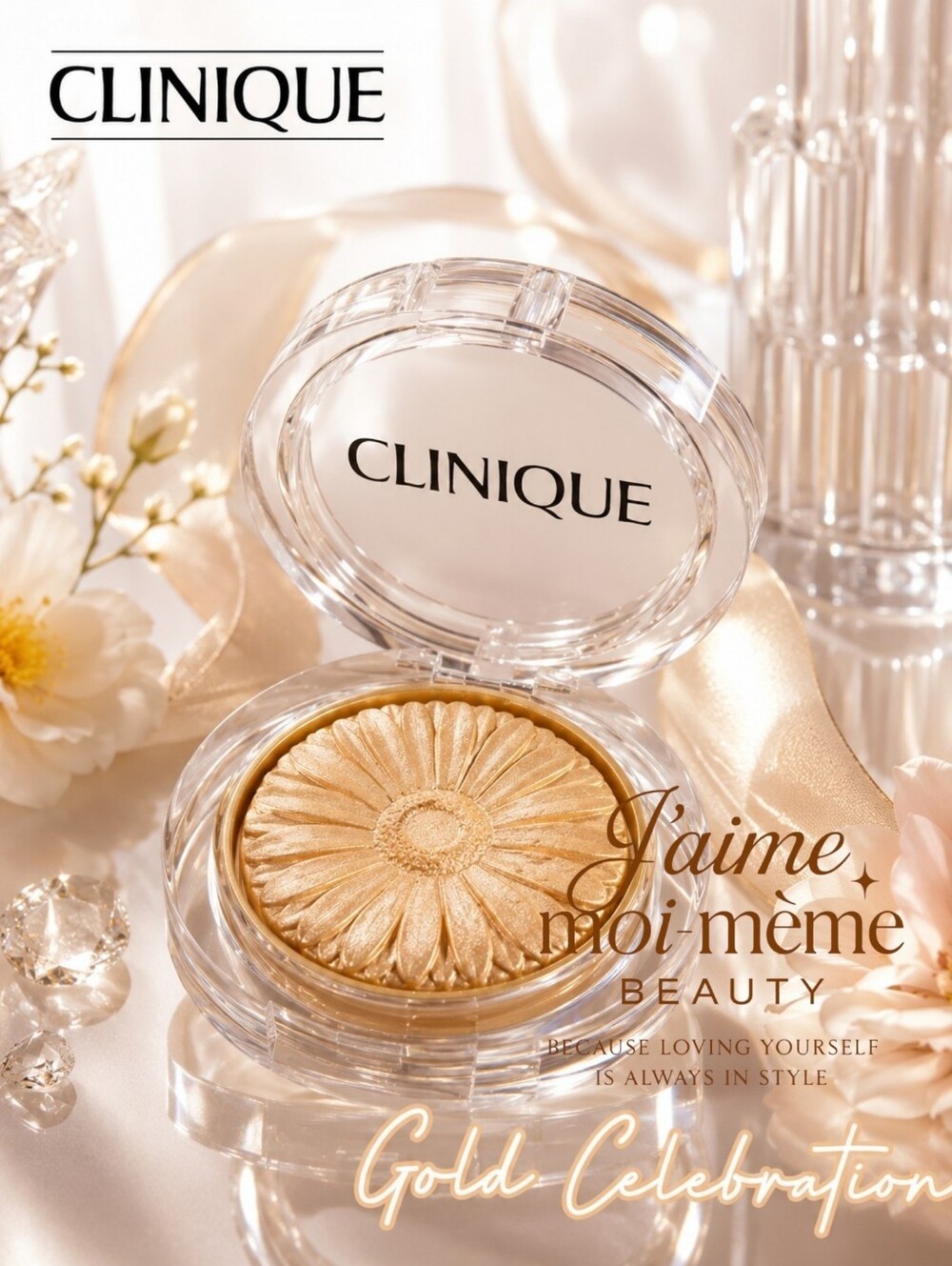 Clinique Limited Edition Celebration Pop Highlighter in Gold Celebration